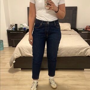 Women's Blue mom jeans